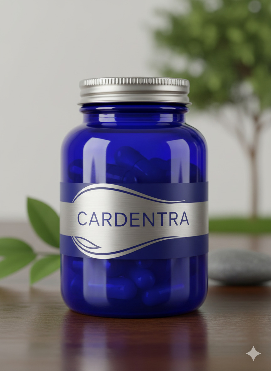 Cardentra dietary supplement bottle